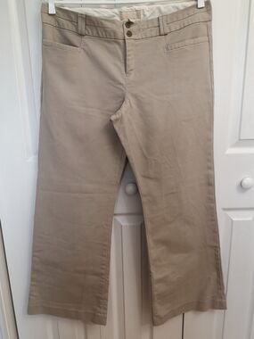 Banana Republic Women's Jackson For Beige Pants Size 14P